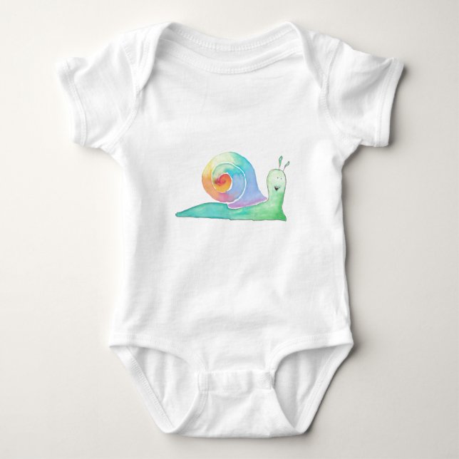 snail.jpg baby strampler (Vorderseite)