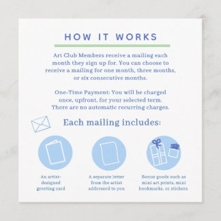 snail mail art club invitation einladung