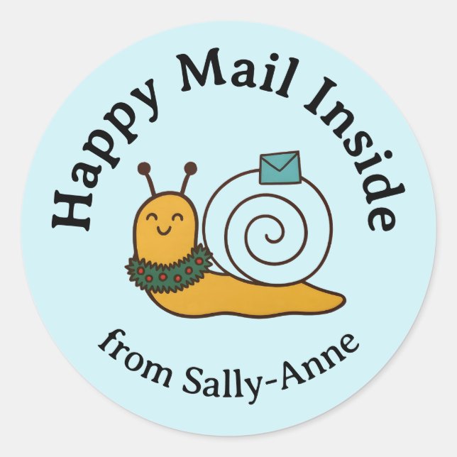 Snail Mail Envelope Sticker Set (Vorderseite)