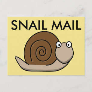 SNAIL MAIL Funny Postkarten