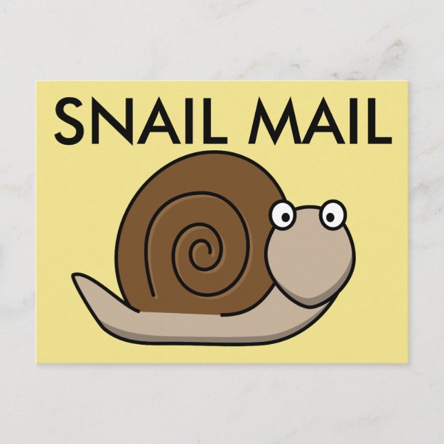 SNAIL MAIL Funny Postkarten (Vorderseite)