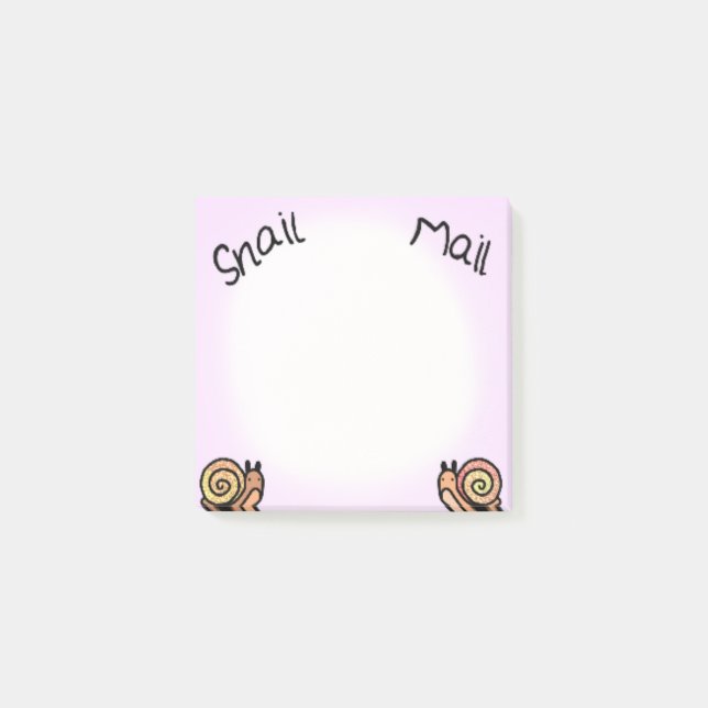 Snail mail post-it klebezettel (Vorderseite)