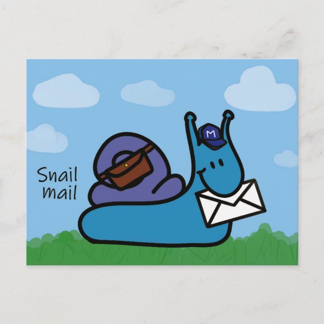 Snail mail postcrossing postcard postkarte (Vorderseite)