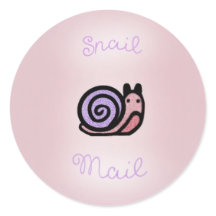 ‘snail mail’ sticker set