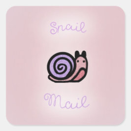 Snail mail stickers