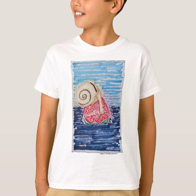Snail on the Strawberry T-Shirt (Vorderseite)