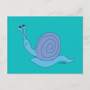 Snail Postcard Postkarte