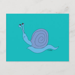 Snail Postcard Postkarte