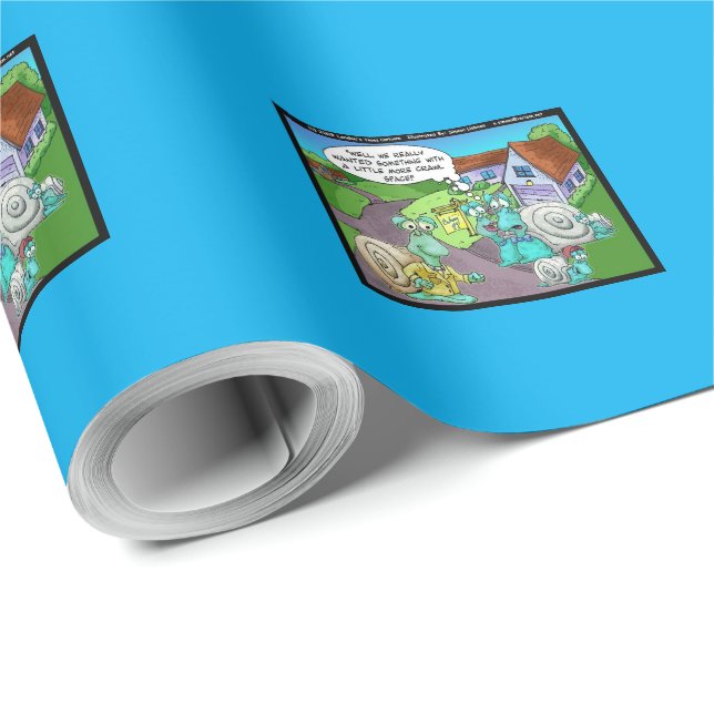 Snail Real Anwesen Sales Funny Gifts & Sammlerstüc Geschenkpapier (Rolleneckpunkt)