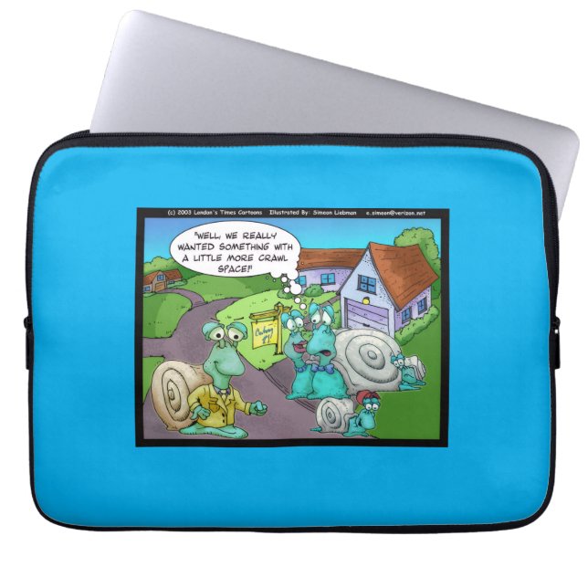 Snail Real Anwesen Sales Funny Gifts & Sammlerstüc Laptopschutzhülle (Vorderseite)