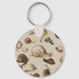 Snail Slug Garden Haustier Gastropod Botanische Sc Schlüsselanhänger