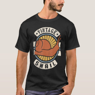 Snail Vintag Classic Retro 60er 70er Tier T-Shirt