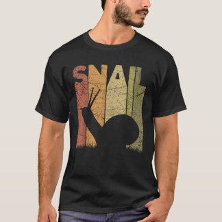 Snail Vintag Malacology Snail Lover T-Shirt