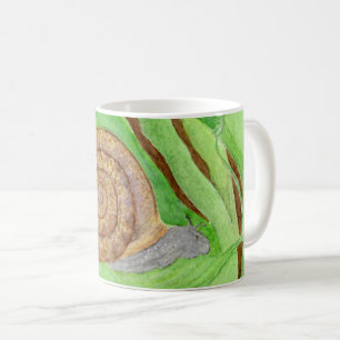 Snail Watercolor Kaffeetasse