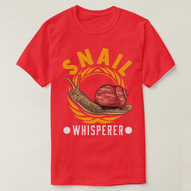 Snail Whisperer T-Shirt (Design vorne)