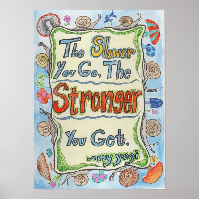 Snail Wisdom Poster (Vorne)