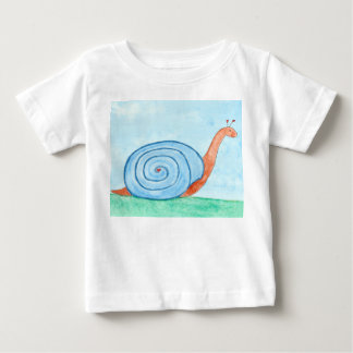 Snail With a Blue Shell Baby T-shirt
