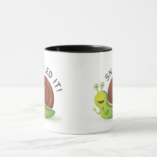 Snailed es Schwarz-Wecker-Tasse Tasse