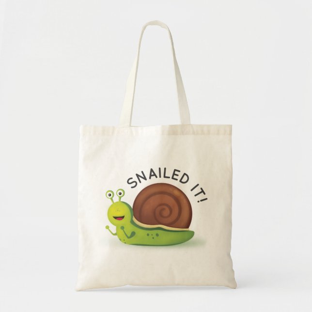 Snailed es Taschen-Tasche Tragetasche (Vorne)