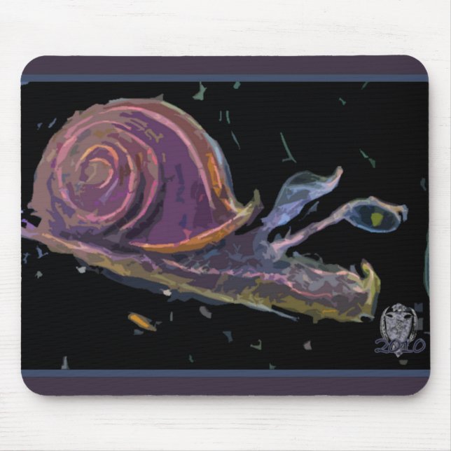 Snailed Mausunterlage Mousepad (Vorne)