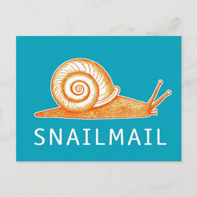 Snailmail Postkarte (Vorderseite)