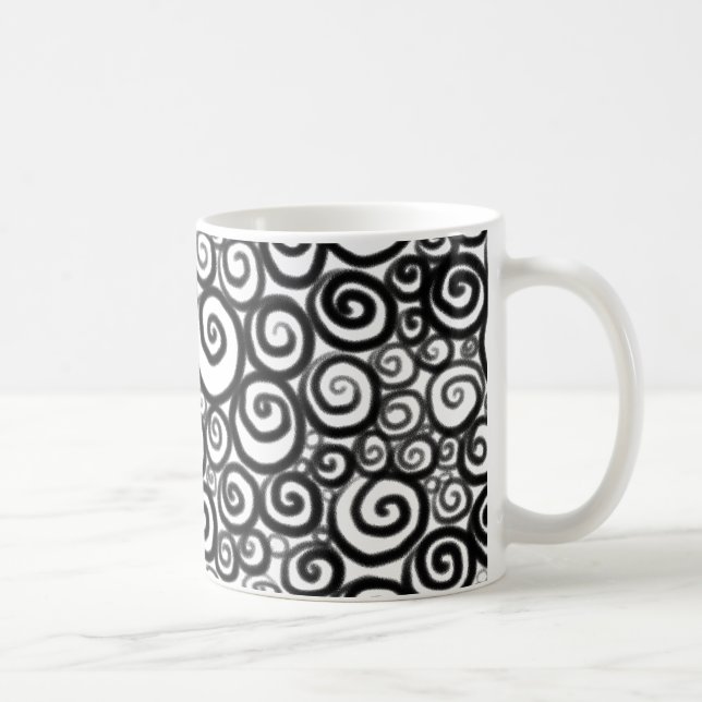 Snails BW Mug Kaffeetasse (Rechts)