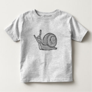 Snails Rock Kleinkind T-shirt