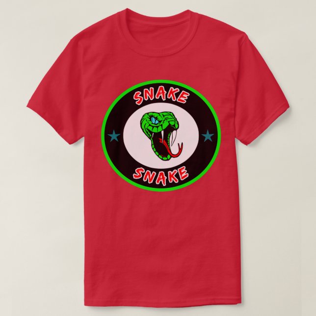 Snake animal gift cobra boa mamba reptileTShirt T-Shirt (Design vorne)