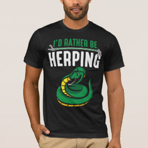 "Snake Animal Zoologist Beruf Herpetology" T-Shirt