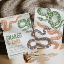 Snake Birthday Einladungen