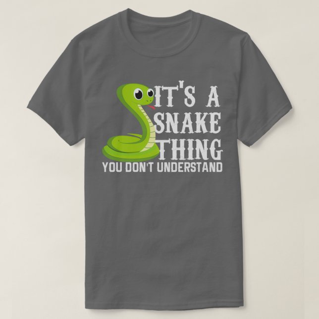 Snake Boa Constrictor  T-Shirt (Design vorne)