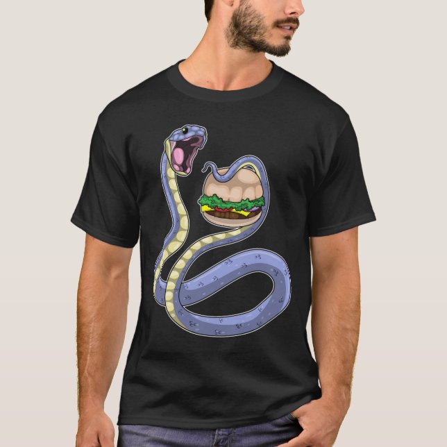 Snake Burger T-Shirt (Vorderseite)