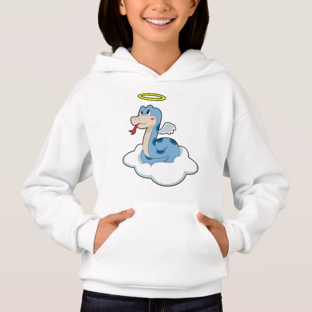 Snake Cloud Angel Hoodie (Vorderseite)