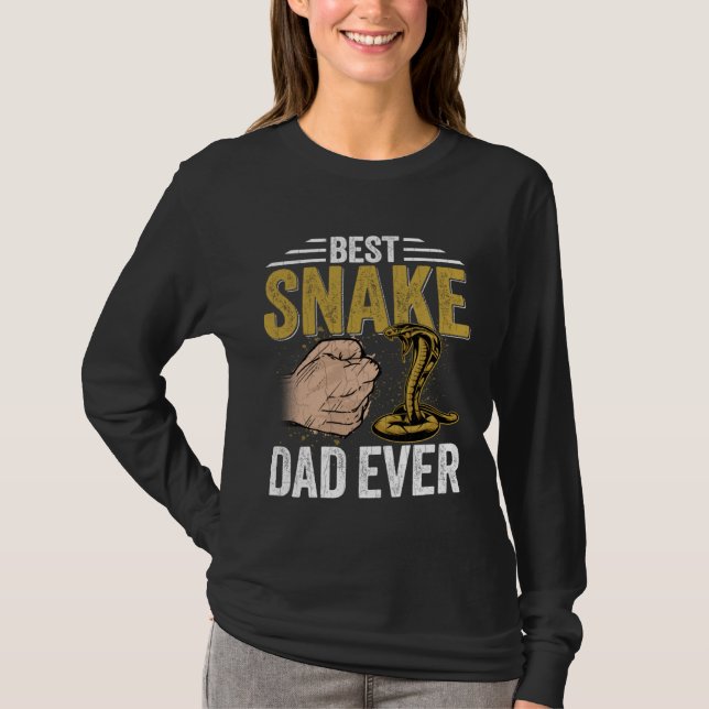 Snake Dad  Reptiles  Pet Reptile Owner Graphic T-Shirt (Vorderseite)