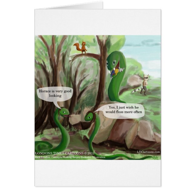 Snake Dental Issues Funny (Vorne)