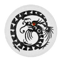 SNAKE DRAGON, Schwarz, Weiß, Rot