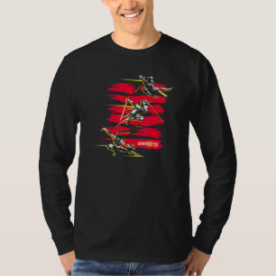 Snake Eyes Ninja Rote Streifen T-Shirt