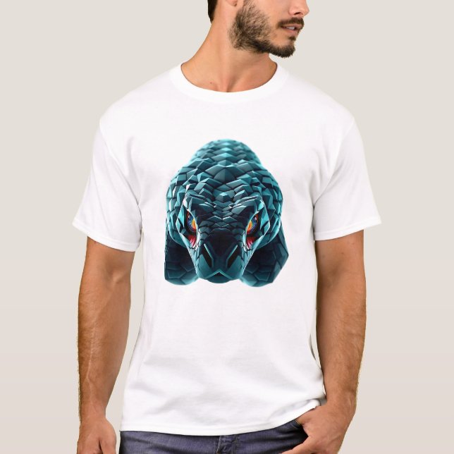 Snake Face Floats Freely T-Shirt (Vorderseite)