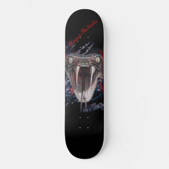 Snake Fangs Skateboard (Vorderseite)