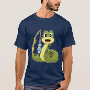 Snake Fisher Fish T-Shirt