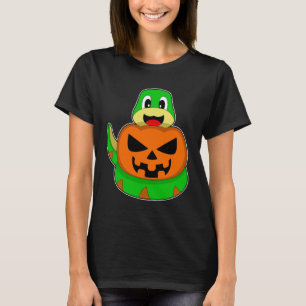 Snake Halloween Pumpkin T-Shirt