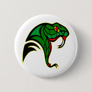 Snake Head Tattoo Button