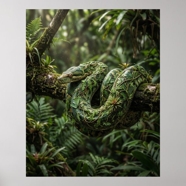 Snake Is Coming Shadow Path Poster (Vorne)