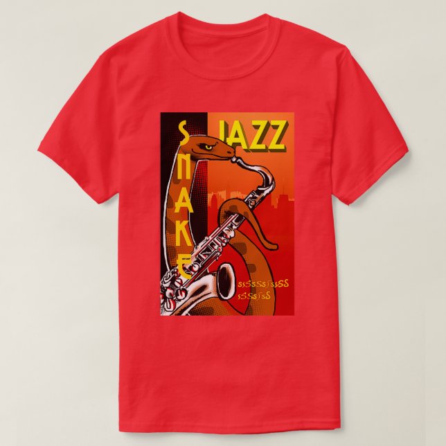 Snake Jazz Vintag T-Shirt (Design vorne)