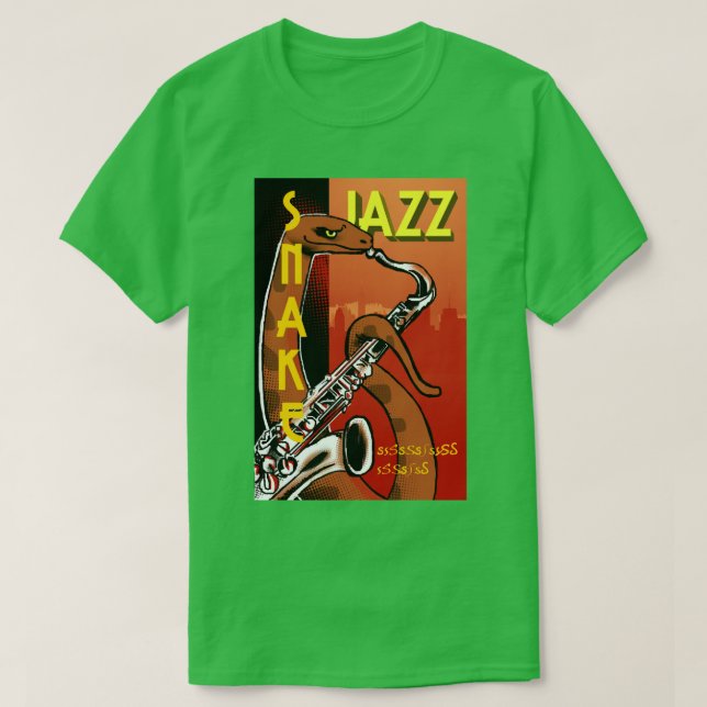 Snake Jazz Vintag T-Shirt (Design vorne)