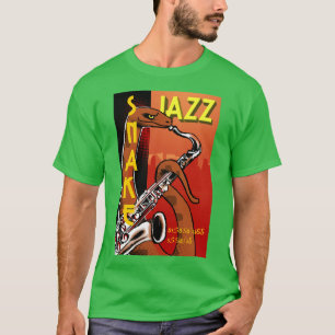 Snake Jazz Vintag T-Shirt