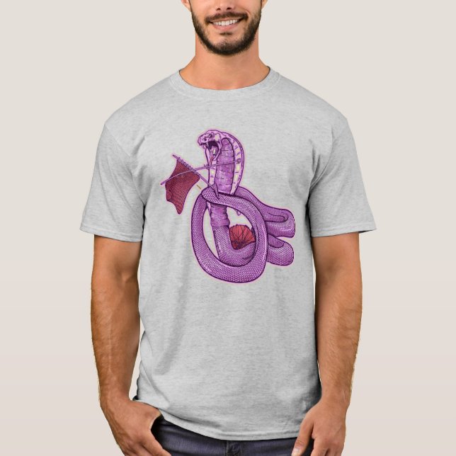 Snake Knitting T-Shirt (Vorderseite)