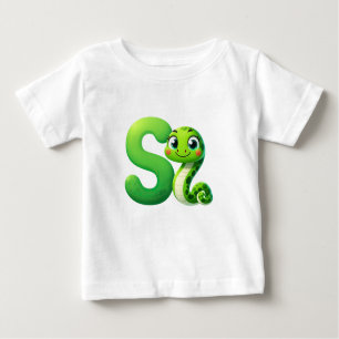 Snake Letter S Baby T - Shirt