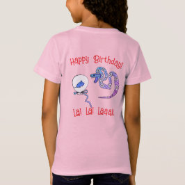 Snake@Mouse drucken Kinder T - Shirt Happy Birthda