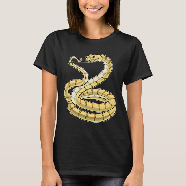 Snake Musician Flute Music T-Shirt (Vorderseite)